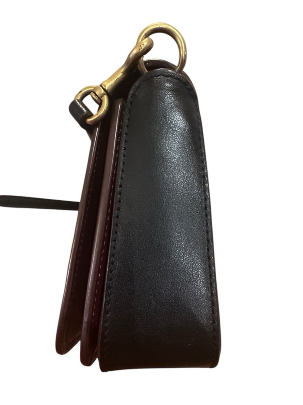 Coach - 1941 Reissued Dinky with Kisslock - Black Leather Embossed EUC (2019) - Picture 11 of 11